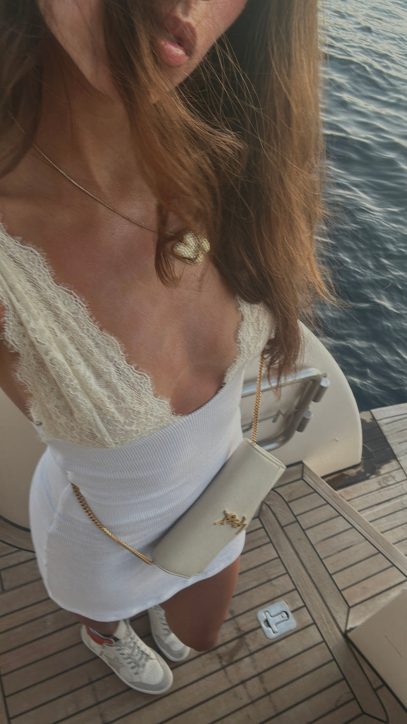 Better-On-White Mini Dress