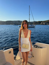 Better-On-White Mini Dress