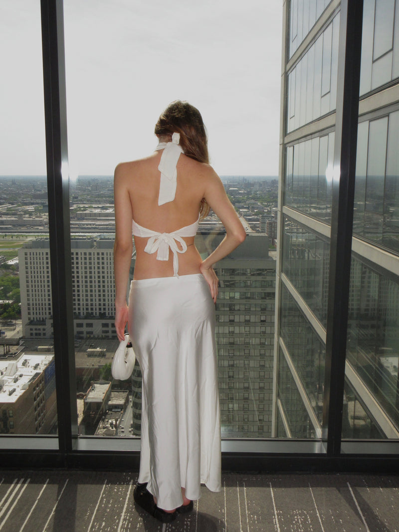 Genuina White “Turtleneck Top”