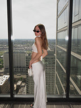 Genuina White “Turtleneck Top”