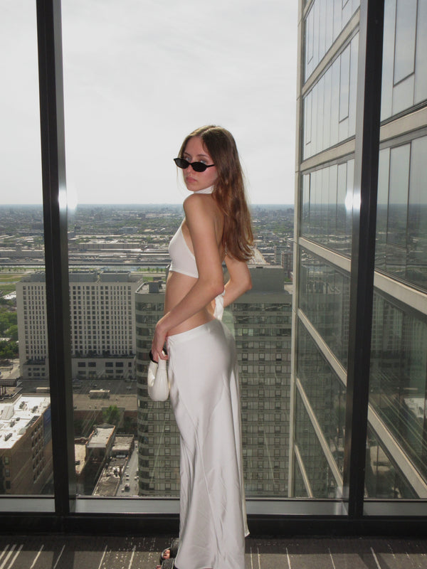 Genuina White “Turtleneck Top”