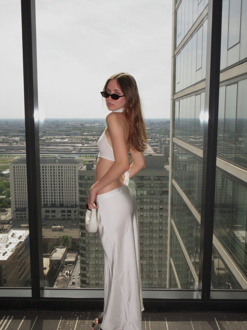 Genuina White “Turtleneck Top”