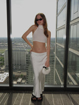 Genuina White “Turtleneck Top”