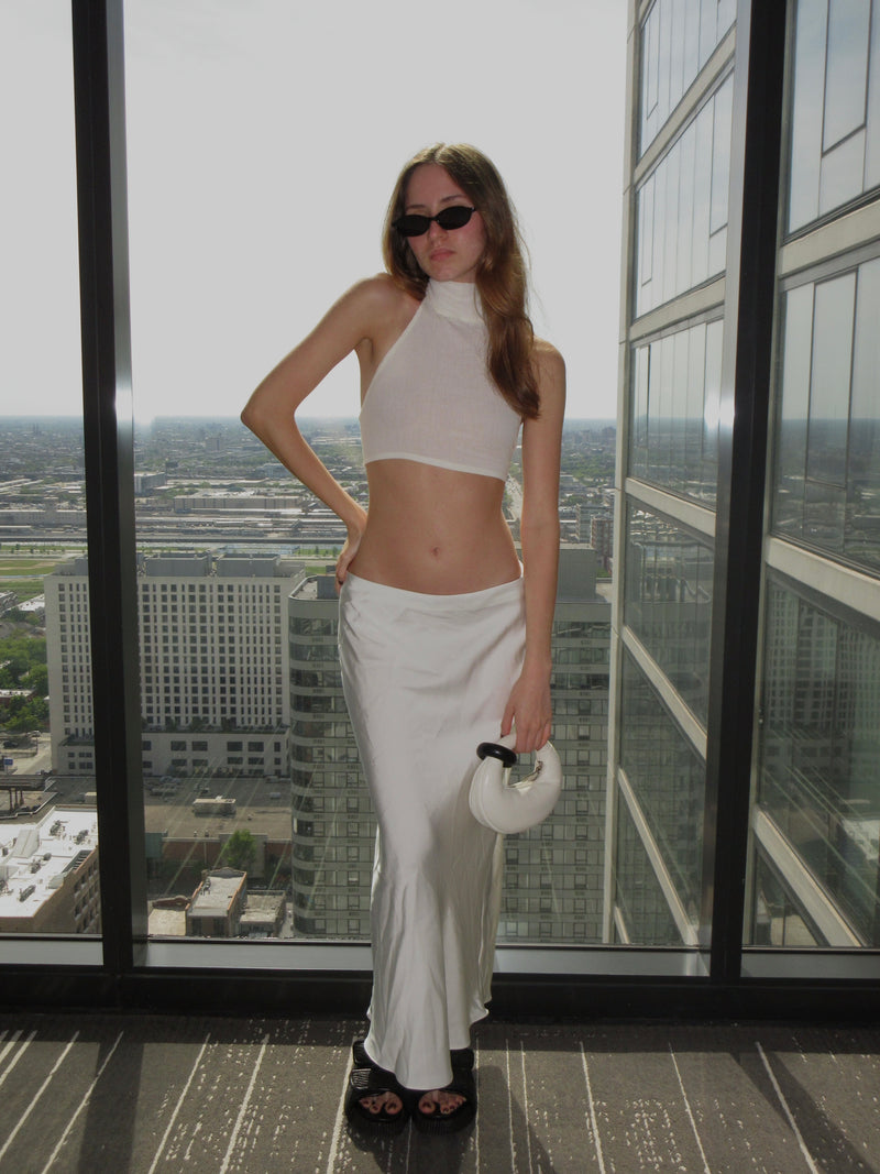 Genuina White “Turtleneck Top”